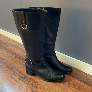 COPY - Bandolino black leather riding boots